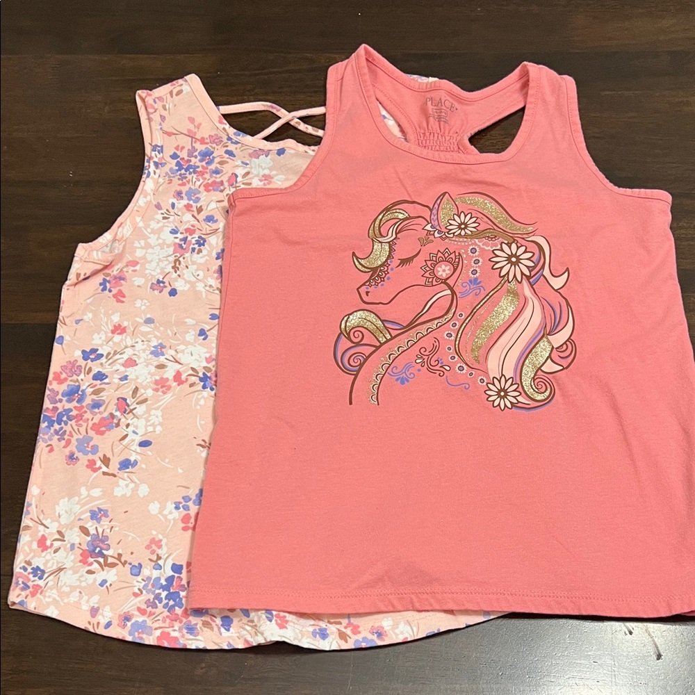 Girls Set of 2 Tank Top Lot Size 10/12